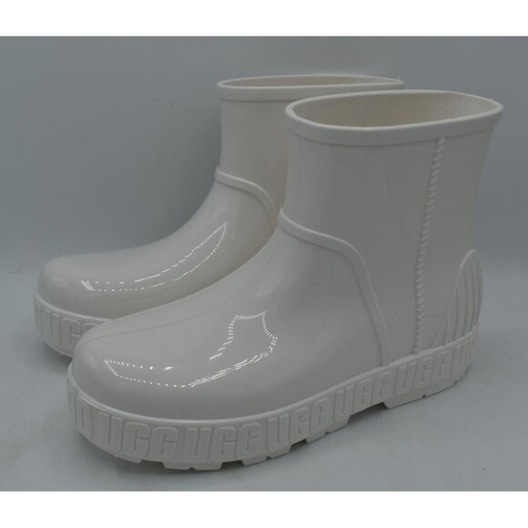 UGG Australia Womens Size 11 Drizlita White Waterproof Rain Boots Shoes - Picture 2 of 12